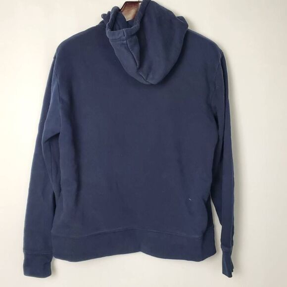 Mens Rebock Size Medium Navy Hooded Sweater - Picture 4 of 5